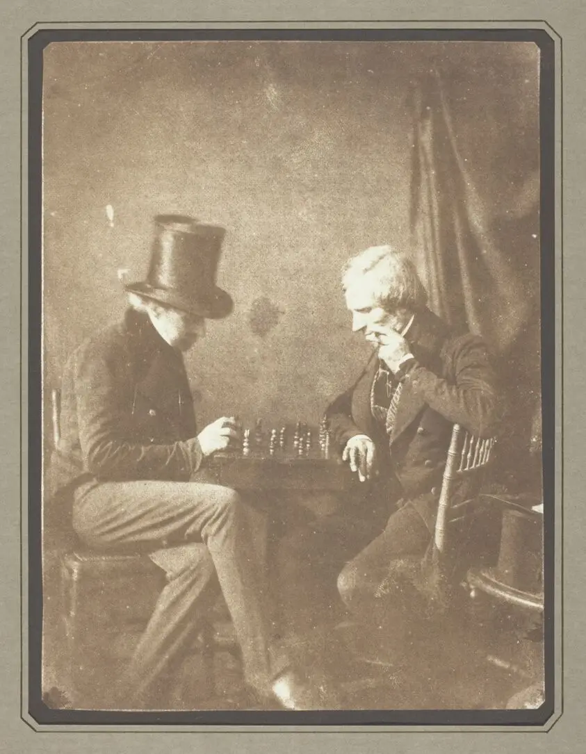 The Chess Players by William Henry Fox Talbot