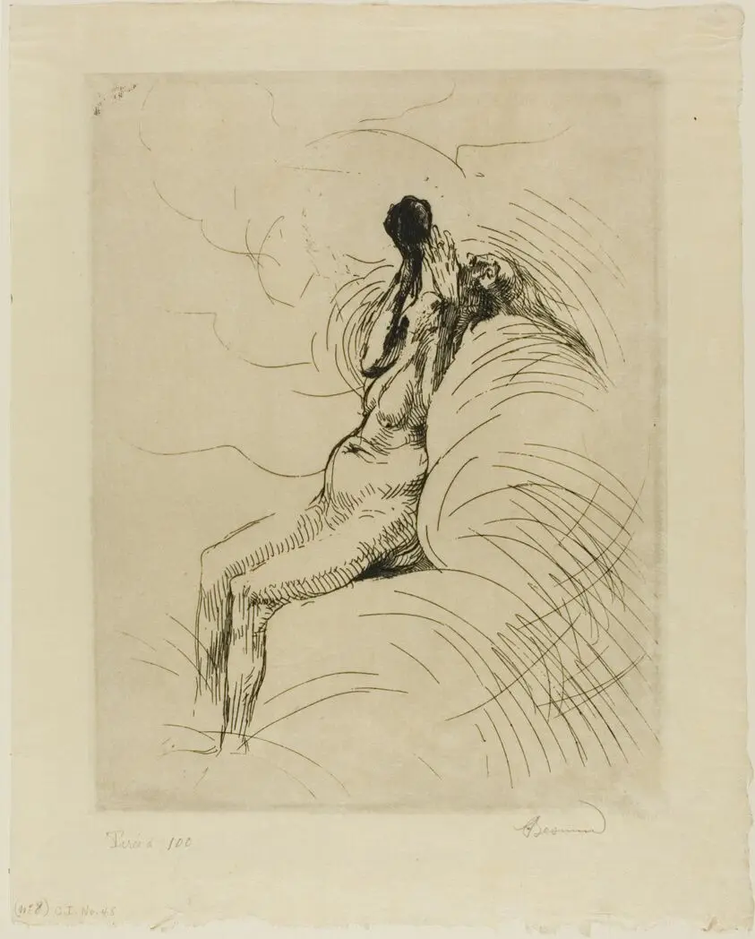 Apotheosis, plate twelve from Woman by Albert Besnard