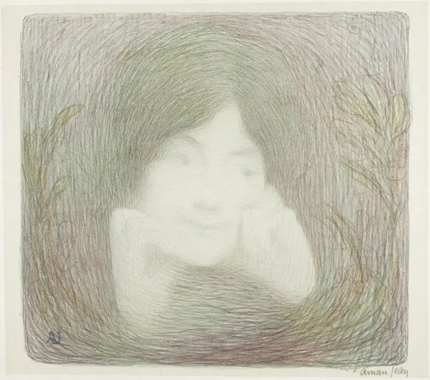Reverie by Edmond-François Aman-Jean