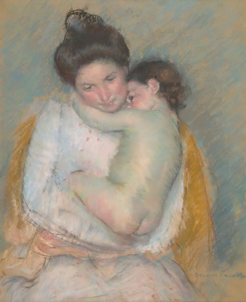 Sleepy Nicolle by Mary Cassatt