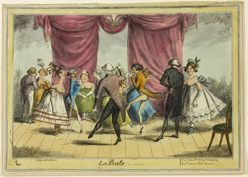 La Poule by George Cruikshank (English, 1792-1878)