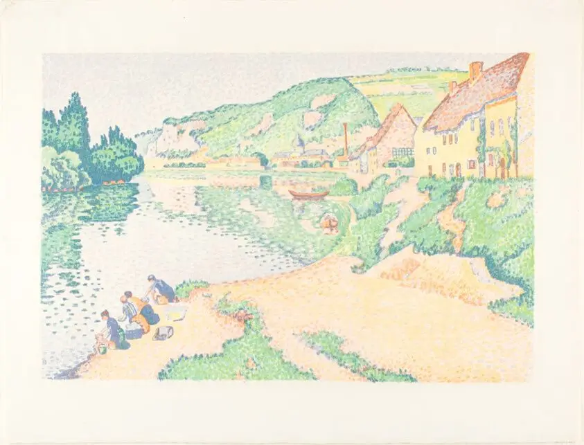 The Andelys by Paul Signac (French, 1863-1935)