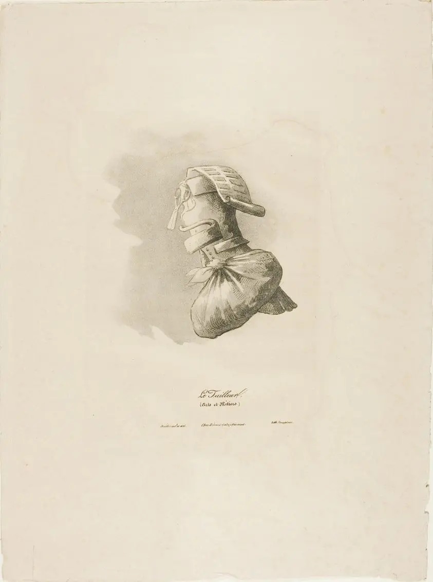 The Tailor, from Arts et Métiers by Bernard Gaillot (French, 1780-1847)