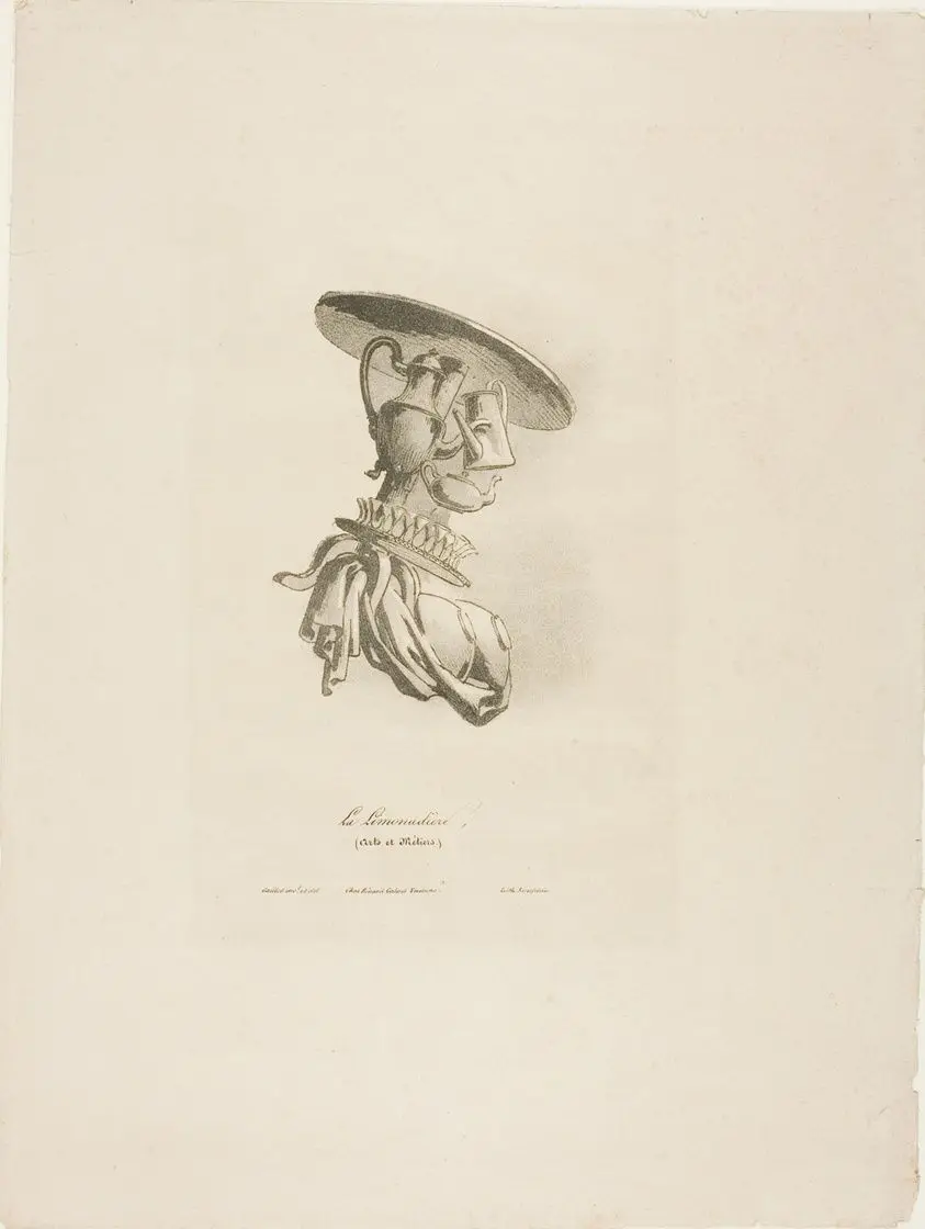 The Café-Feeper, from Arts et Métiers by Bernard Gaillot (French, 1780-1847)