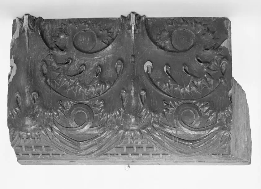 Auditorium Building: Section of the Hotel Bar by Architects: Adler & Sullivan, (American, 1883-1895)