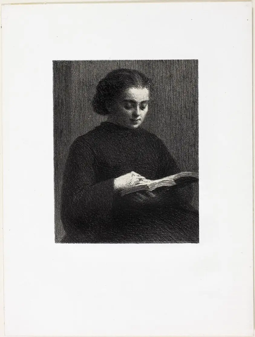 Reading by Henri Fantin-Latour
