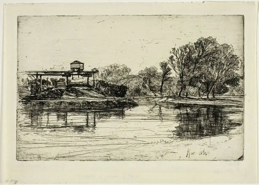 Railway Encroachment by Francis Seymour Haden