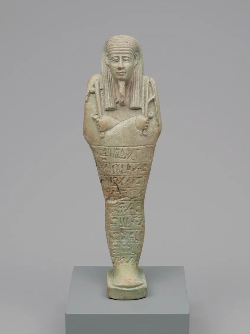 Ushabti (Funerary Figurine) of Horudja by Egyptian; Hawara, Egypt
