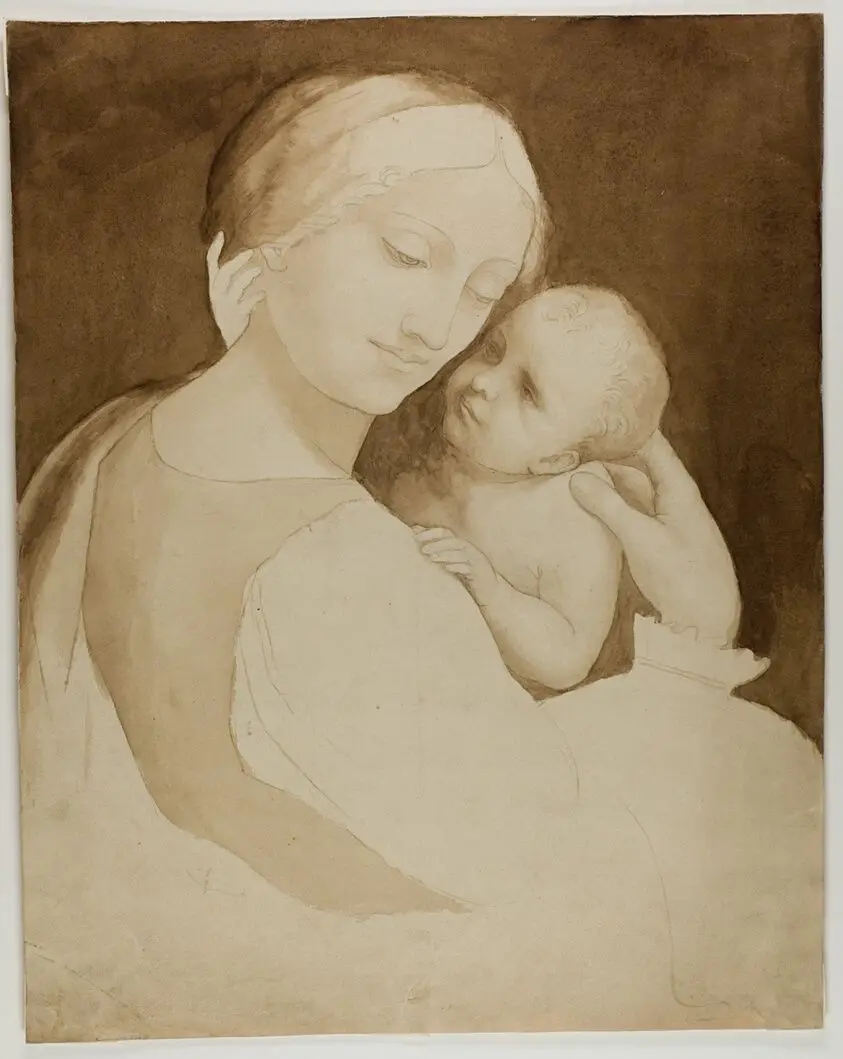 Madonna and Child (recto), and Fragment of Woman's Torso (verso) by Unknown artist