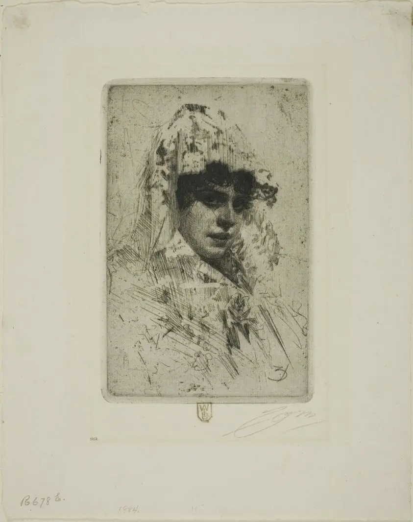 Spanish Woman by Anders Zorn