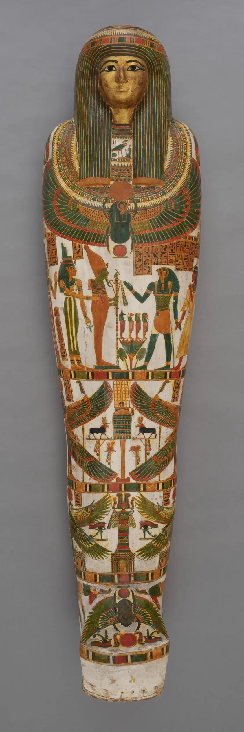 Coffin and Mummy of Paankhaenamun by Egyptian; Thebes (now Luxor), Egypt