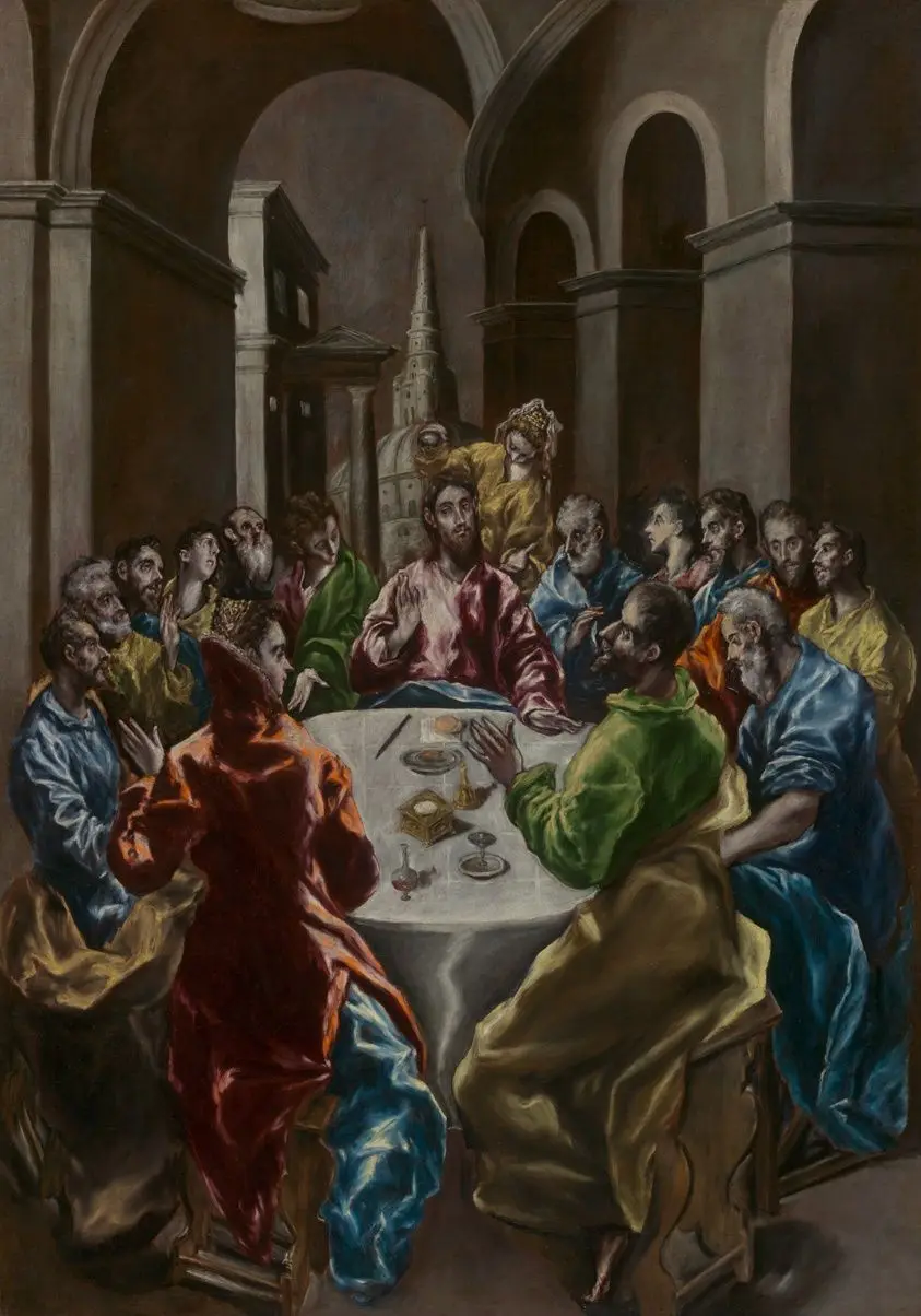 The Feast in the House of Simon by El Greco (Doménikos Theotokópoulos; Greek, active in Spain, 1541–1614)