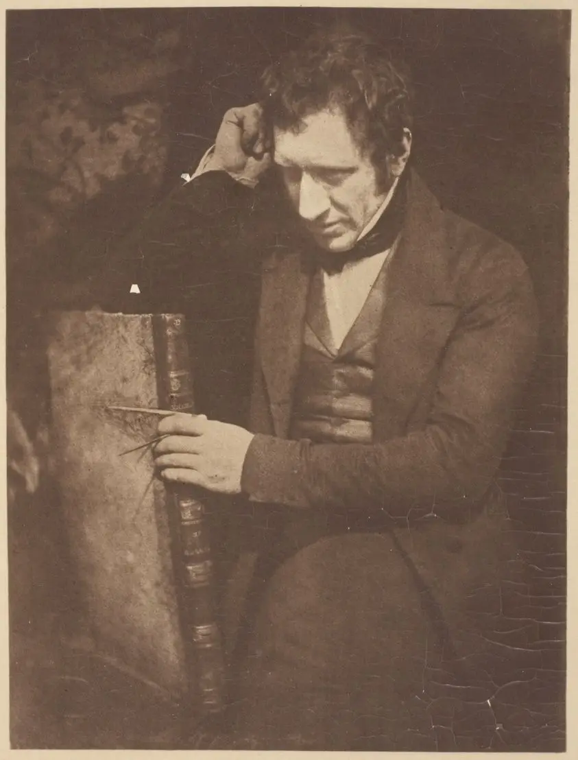 Portrait of James Nasmyth by David Octavius Hill (Scottish, 1802–1870) and