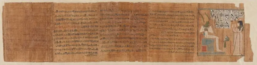 Funerary Papyrus of Tayuhenutmut by Egyptian; probably Thebes (now Luxor), Egypt