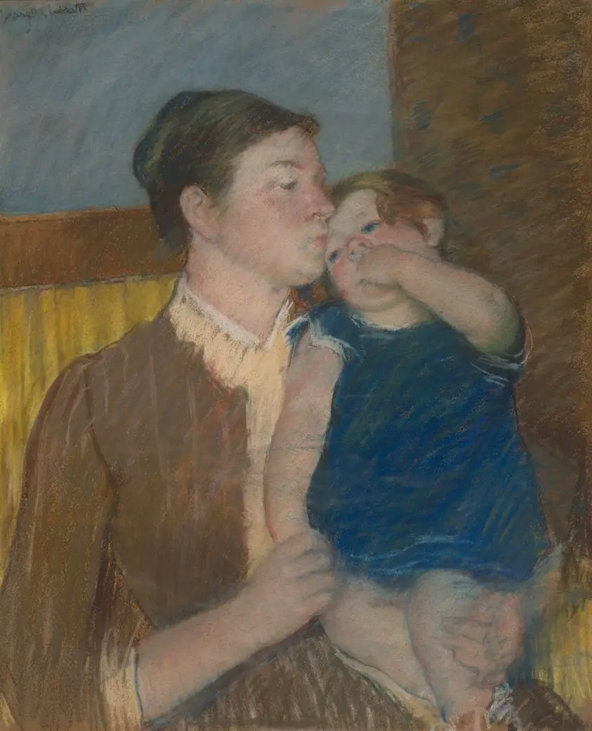 Mother's Goodnight Kiss by Mary Cassatt