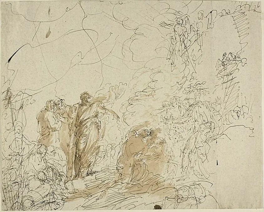 St. Paul Shaking off the Viper by Benjamin West