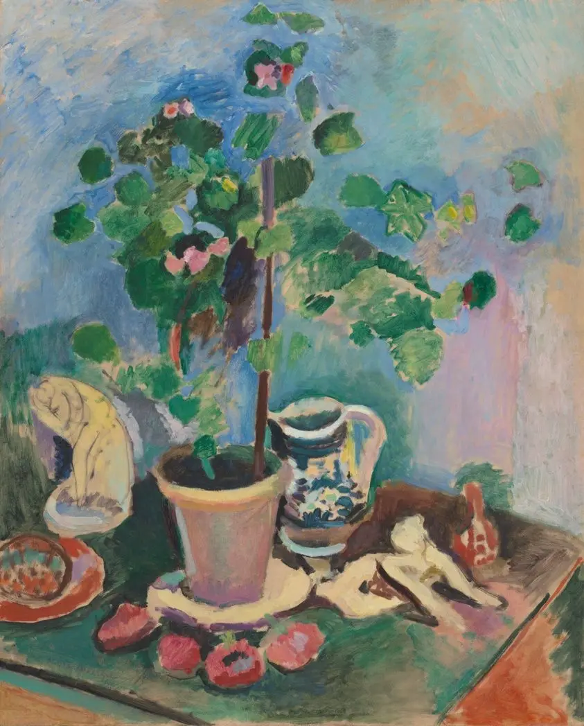 Still Life with Geranium by Henri Matisse