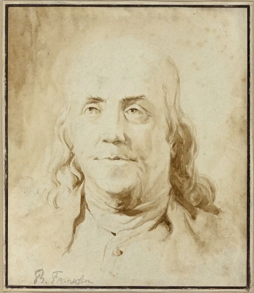 Benjamin Franklin by Jean-Honoré Fragonard
