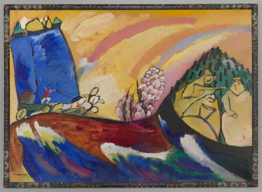 Painting with Troika by Vasily Kandinsky