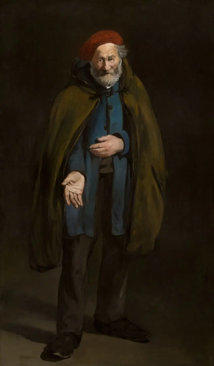 Beggar with a Duffle Coat (Philosopher) by Édouard Manet