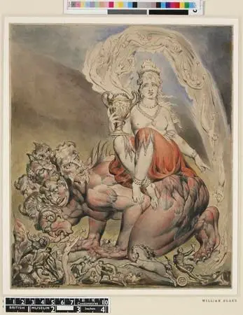 The Whore of Babylon by Drawn by: William Blake