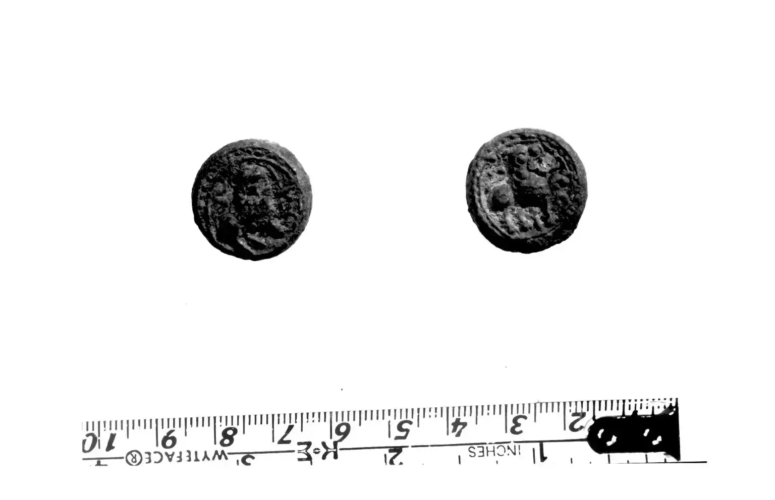 Coin, Copper, 13/16 in by Unknown artist