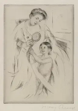 La Glace a MainMary Cassatt by Unknown artist