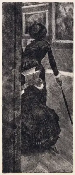 Mary Cassatt at the Louvre: The Paintings Gallery (Mary Cassatt au Louvre: La Peinture)Edgar Degas by Unknown artist