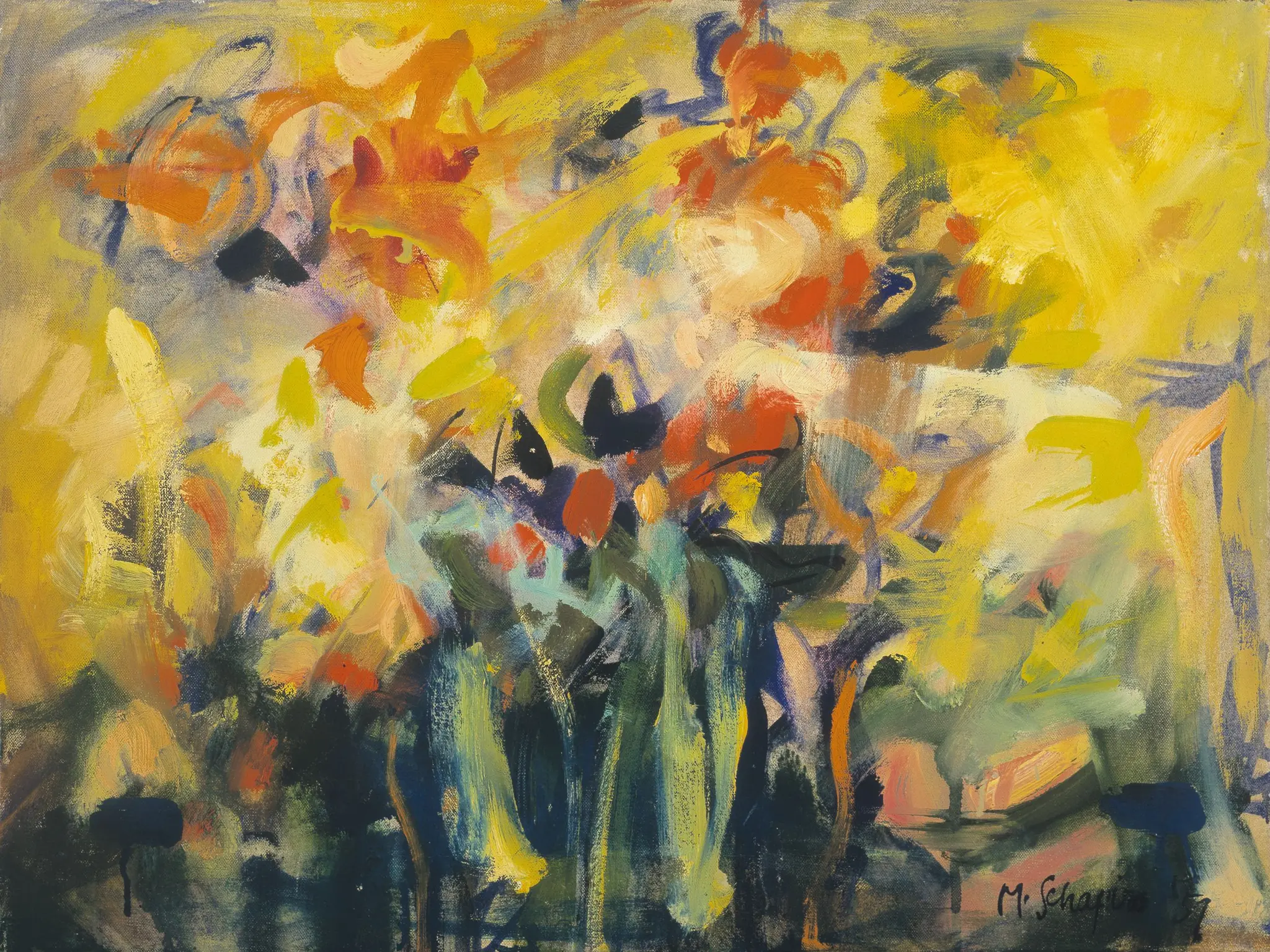 Still Life - Flowers (Summer Bouquet) by Miriam Schapiro