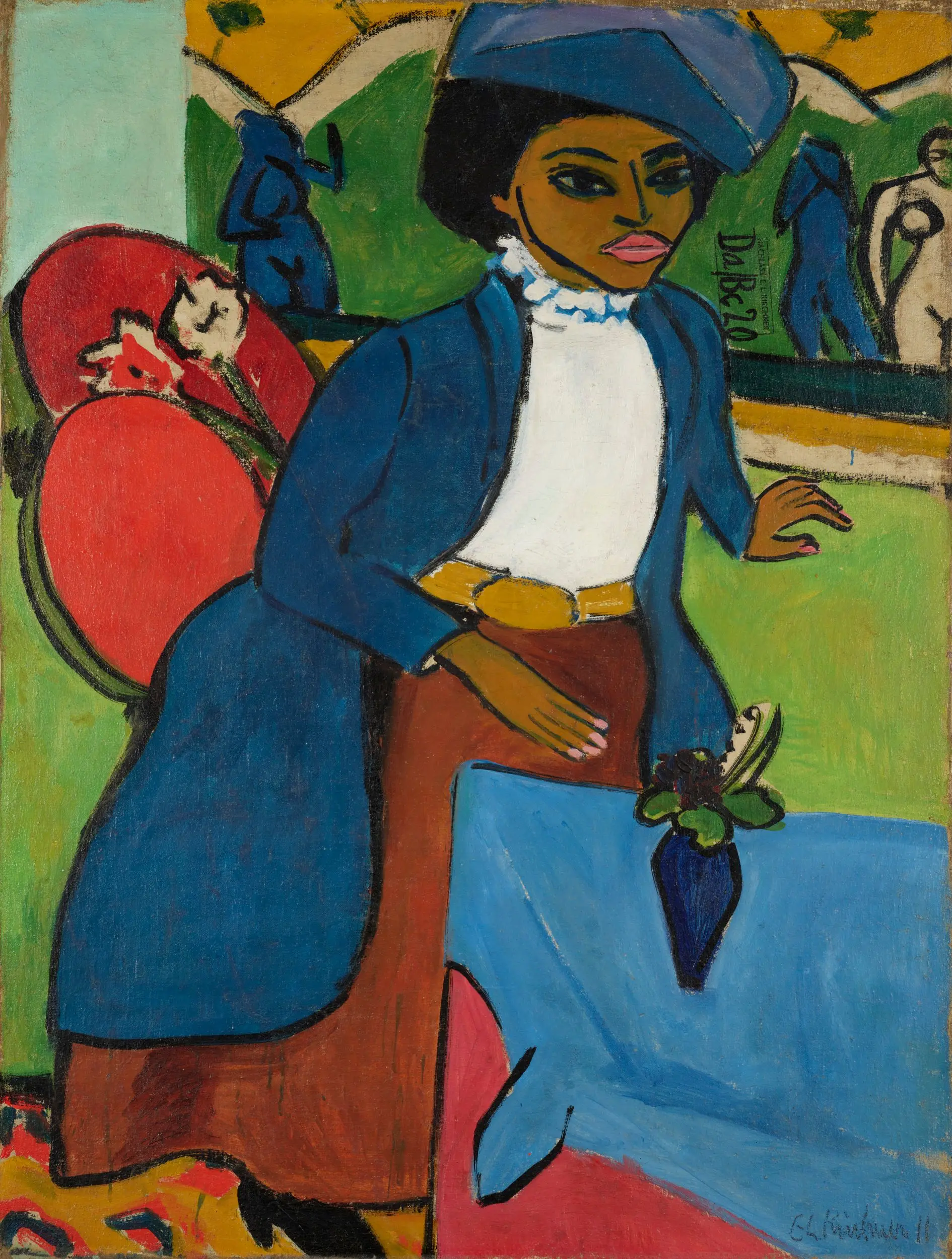 Frauenbildnis (Portrait of a Woman) by Ernst Ludwig Kirchner