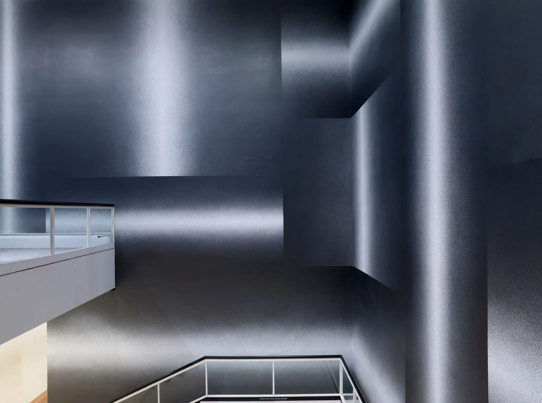 Wall Drawing # 1268: Scribbles: Staircase (AKAG) by Sol LeWitt