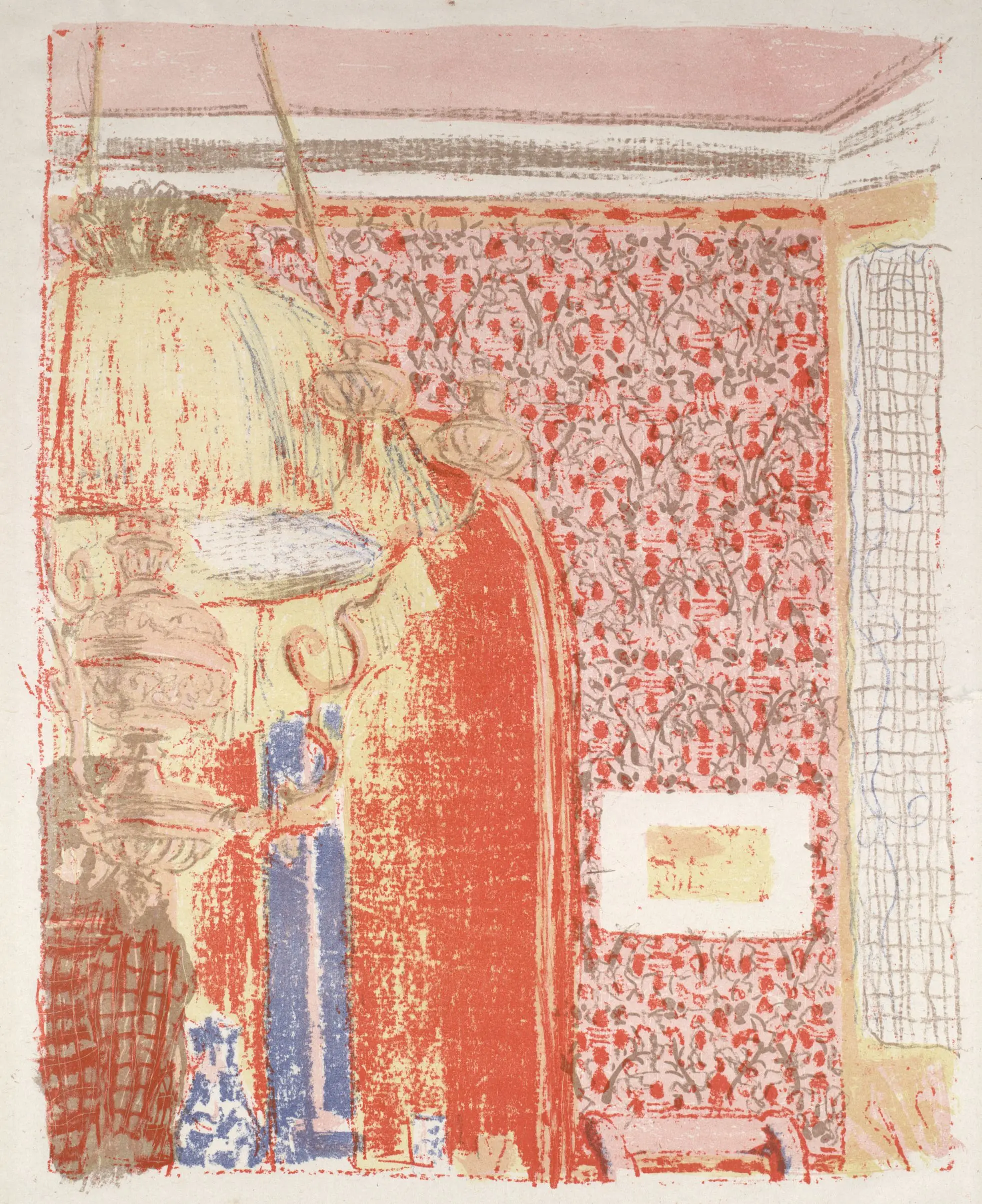 Paysages et Intérieurs: Intérieur aux Tentures Roses II by Edouard Vuillard