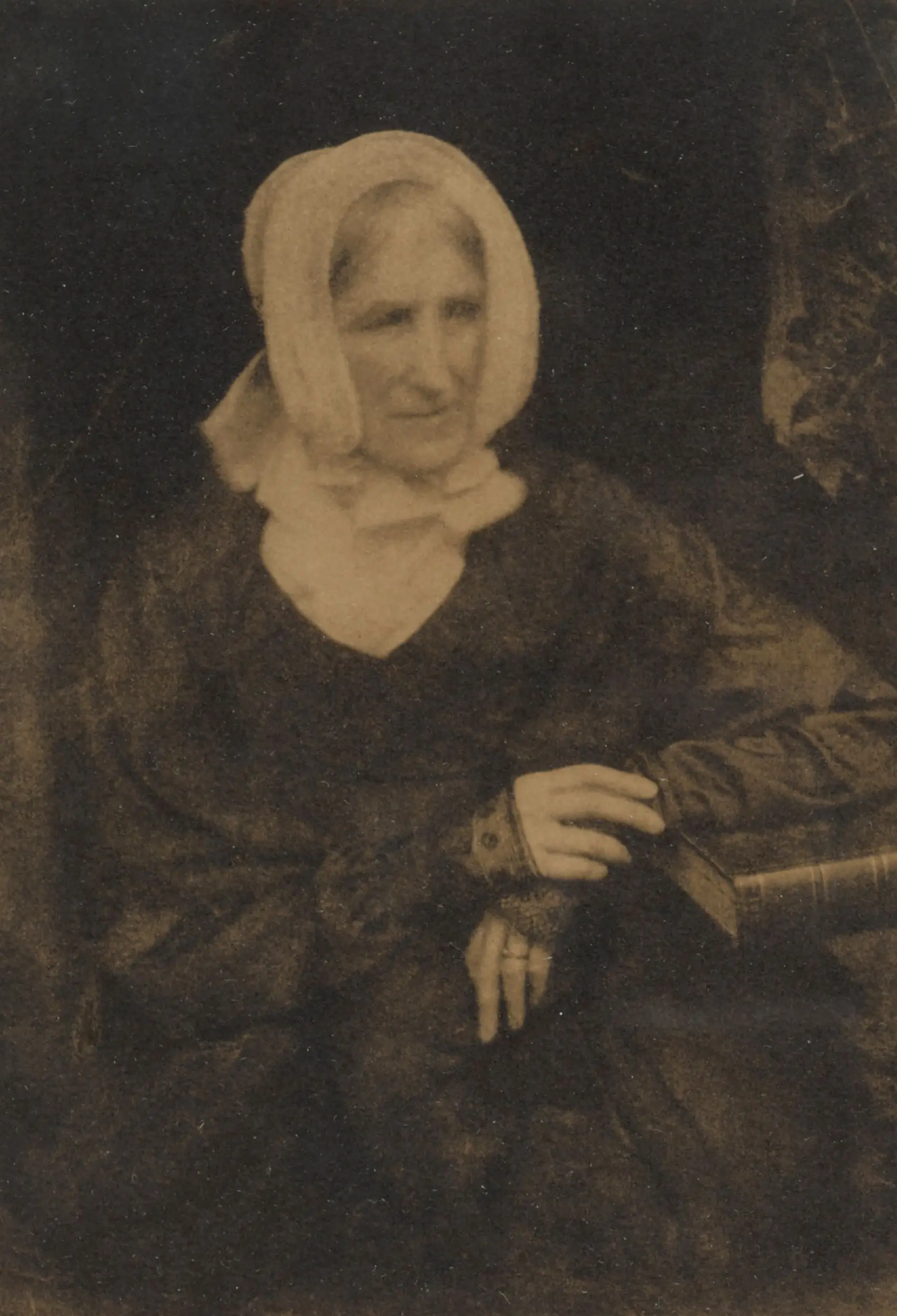 Portrait of Mrs. Bertram by David Octavius Hill , Robert Adamson