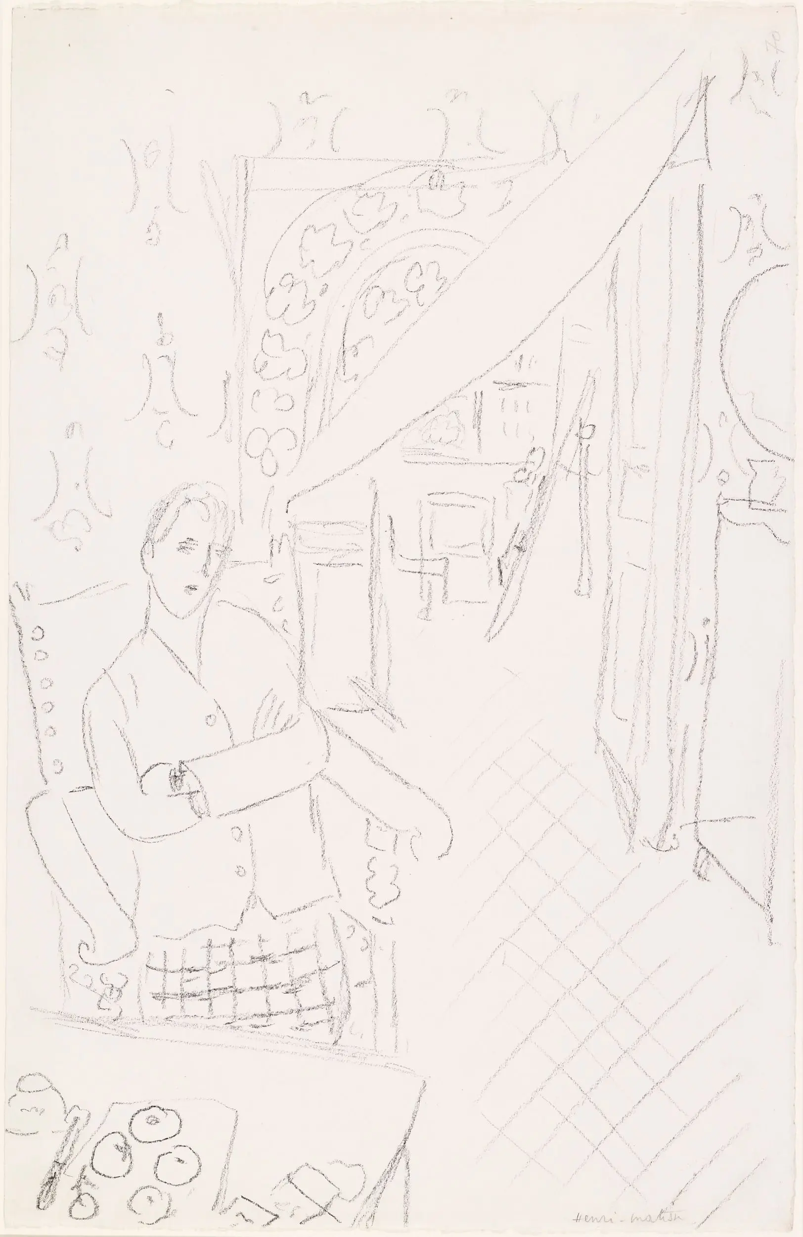 Figure dans un intérieur (Figure in an Interior) by Henri Matisse