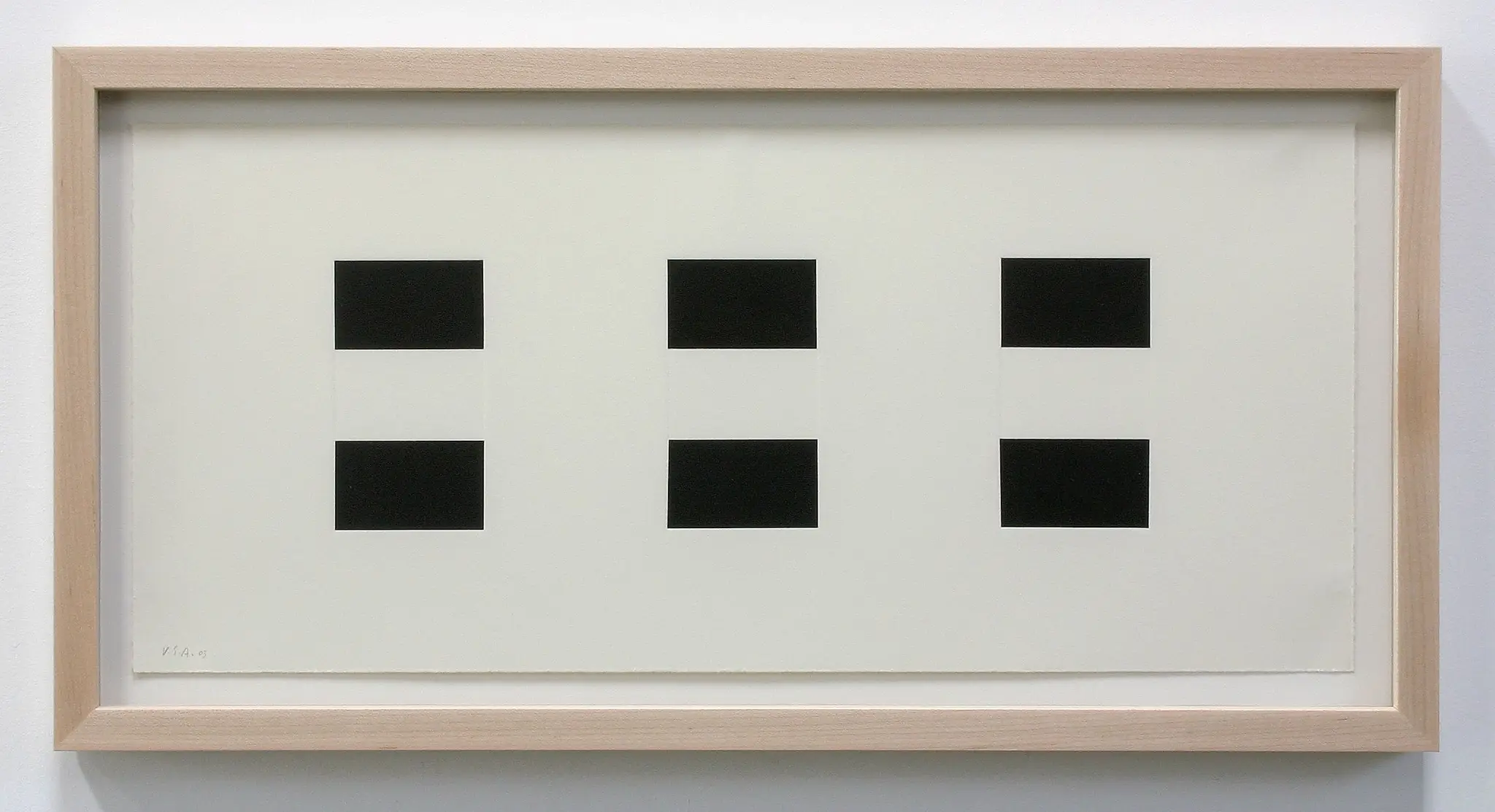 3 x 3 (unique print for Irving Forman 2/13/04) by Valerie Arber