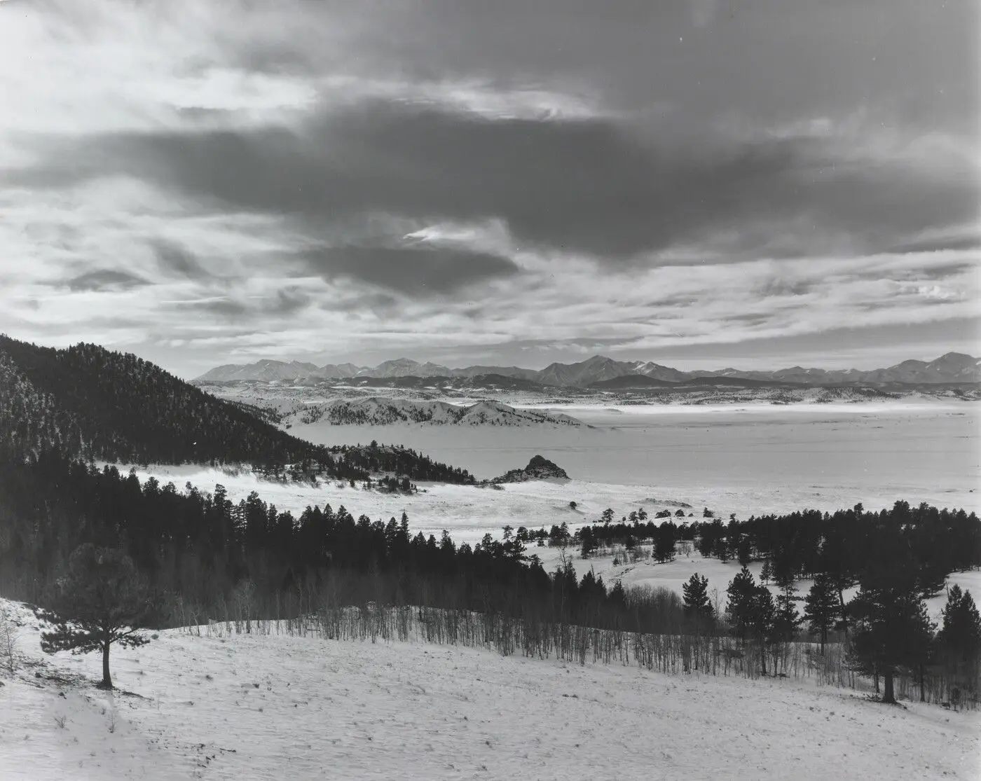 [Mountain landscape with snow] by Laura Gilpin