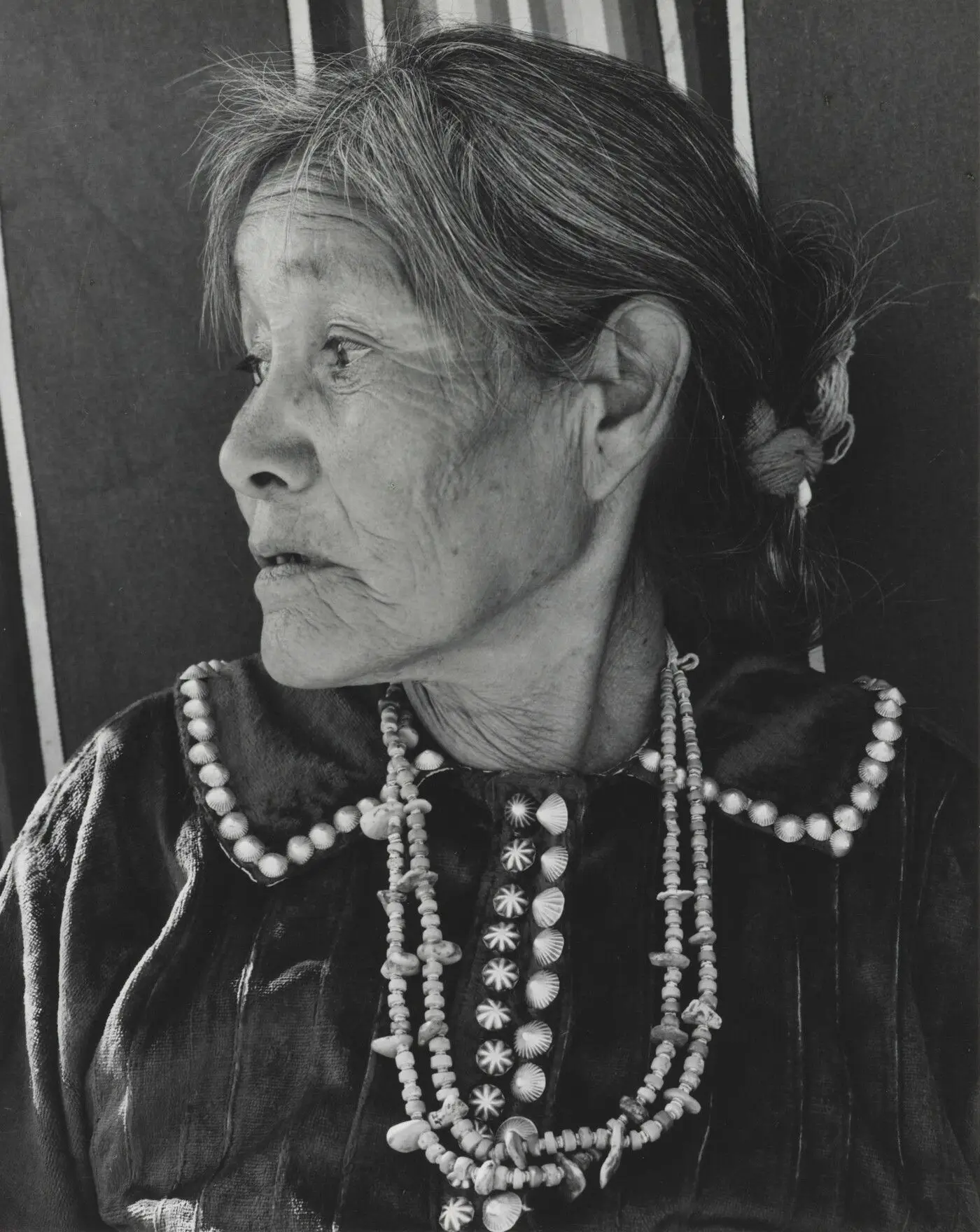 Navaho Portrait (Profile) by Laura Gilpin
