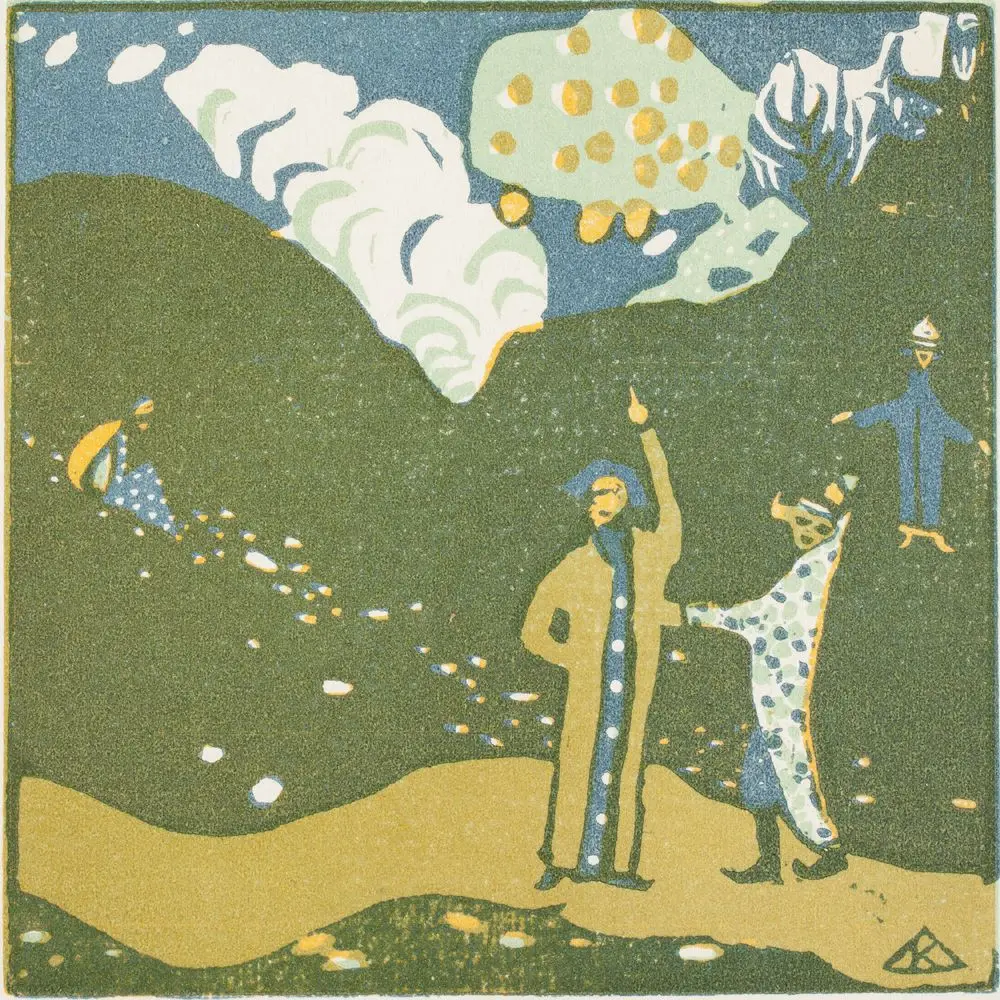 Apple Tree (Apfelbaum), from the suite Sounds (Klänge) by Vassily Kandinsky (also called Vasilij Kandinskij; Wassily Kandinsky)