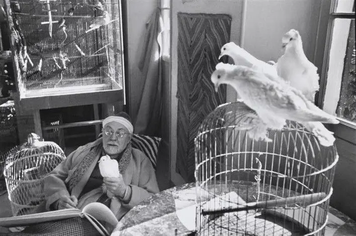Henri Matisse, Vence, France by Henri Cartier-Bresson