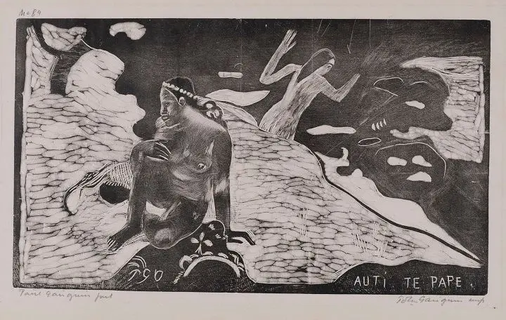 Auti te Pape by Paul Gauguin