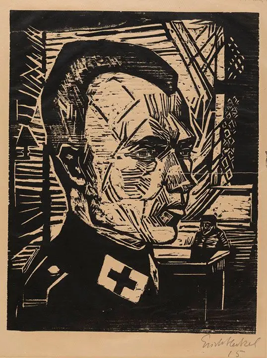 Portrait of BL (Bildnis BL) by Erich Heckel