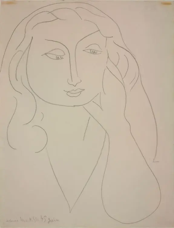 Head of a Woman by Henri Matisse