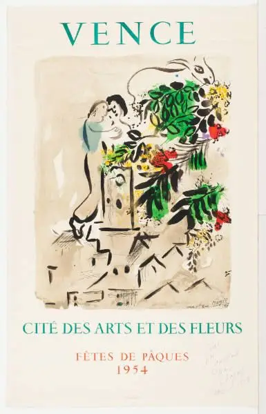 Vence, Cité Des Arts Et Fleurs Fetes De Paques by Marc Chagall