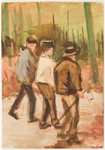 The Wood-Cutters (les bucherons) by Vincent van Gogh