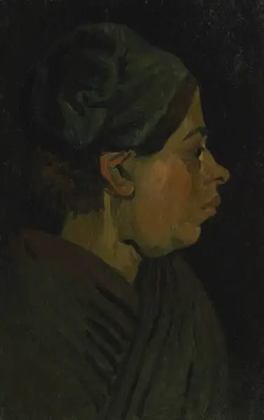 Head of a Peasant Woman by Vincent van Gogh