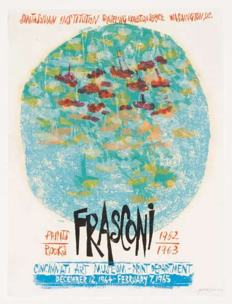 Smithsonian Institution Traveling Exhibition Service Washington, D.C./ Prints/Books/Frasconi/1952-1963//Cincinnati Art Museum - Print Department December 12, 1964 - February 7, 1965 by Antonio Frasconi