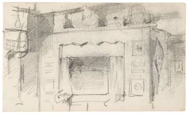 Cupboard, Brittany Interior by Henry Mosler