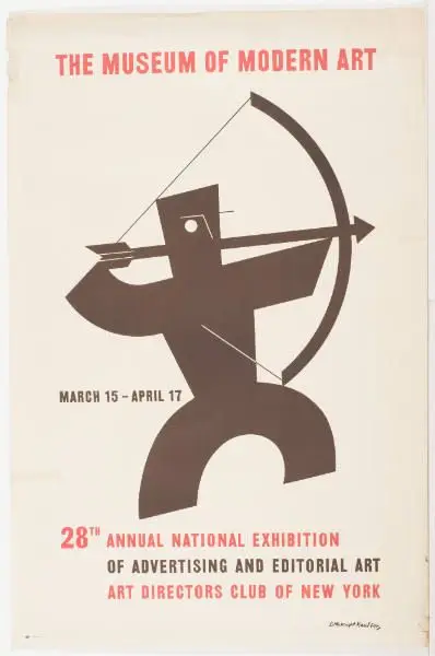 The Museum of Modern Art / 28th Annual National Exhibition of Advertising and Editorial Art by E. McKnight Kauffer