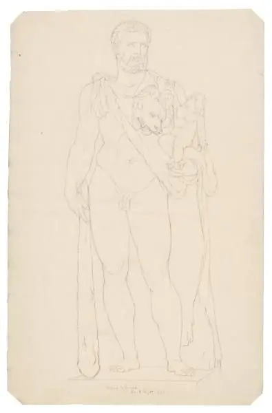 Copy of Male Nude Sculpture by Henry Mosler