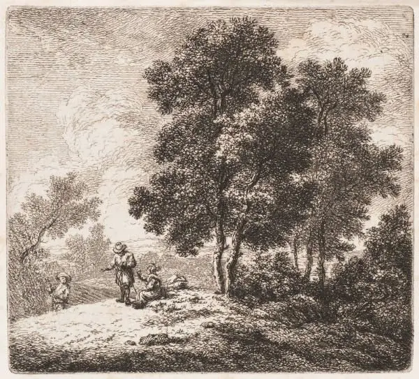 Untitled Landscape by Ferdinand Kobell